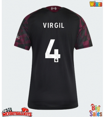 Liverpool Virgil van Dijk #4 Replica Third Stadium Shirt for Women 2026-27 Short Sleeve